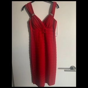 Red Dress with rhinestones on strap